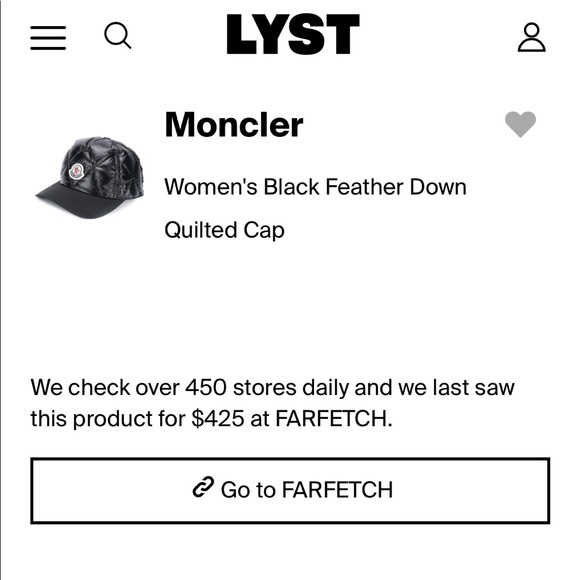 💯 Authentic RARE MONCLER Quilted Puffer Down Black Ball Cap Hat - Picture 3 of 15